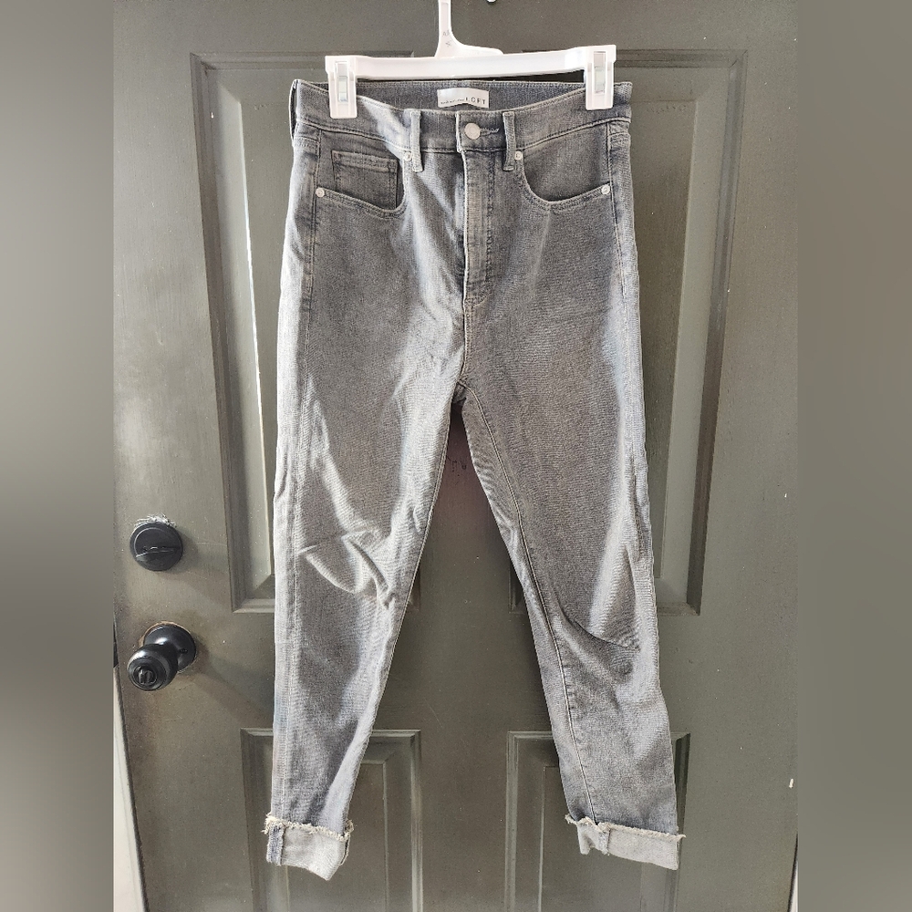 Loft Gray Women Jeans